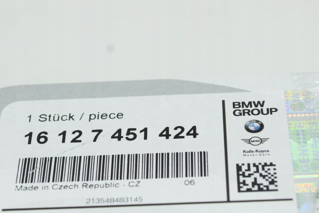 фото №7, Bmw x1 e84 f20 f30 f45 фільтр пального 7451424 16127451424 оригінальний новий