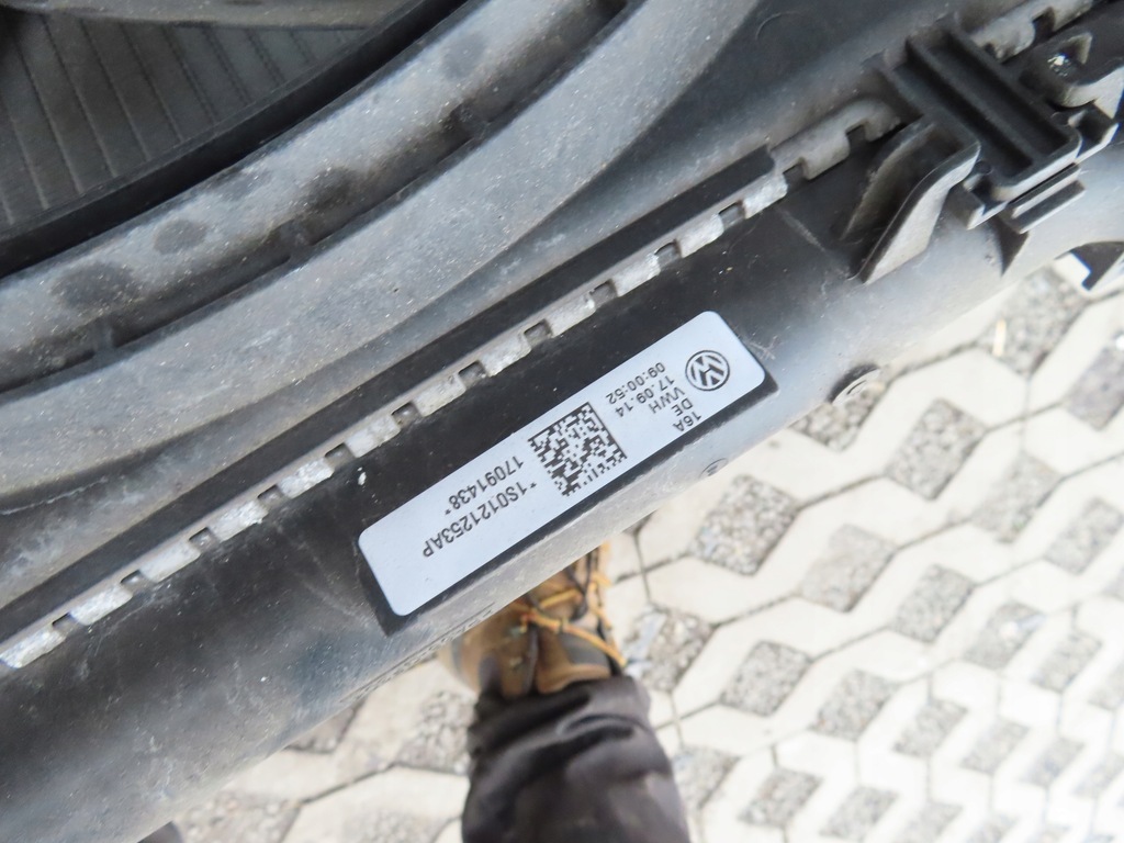 фото №4, Vw up 1.0 радіатор, вентилятор