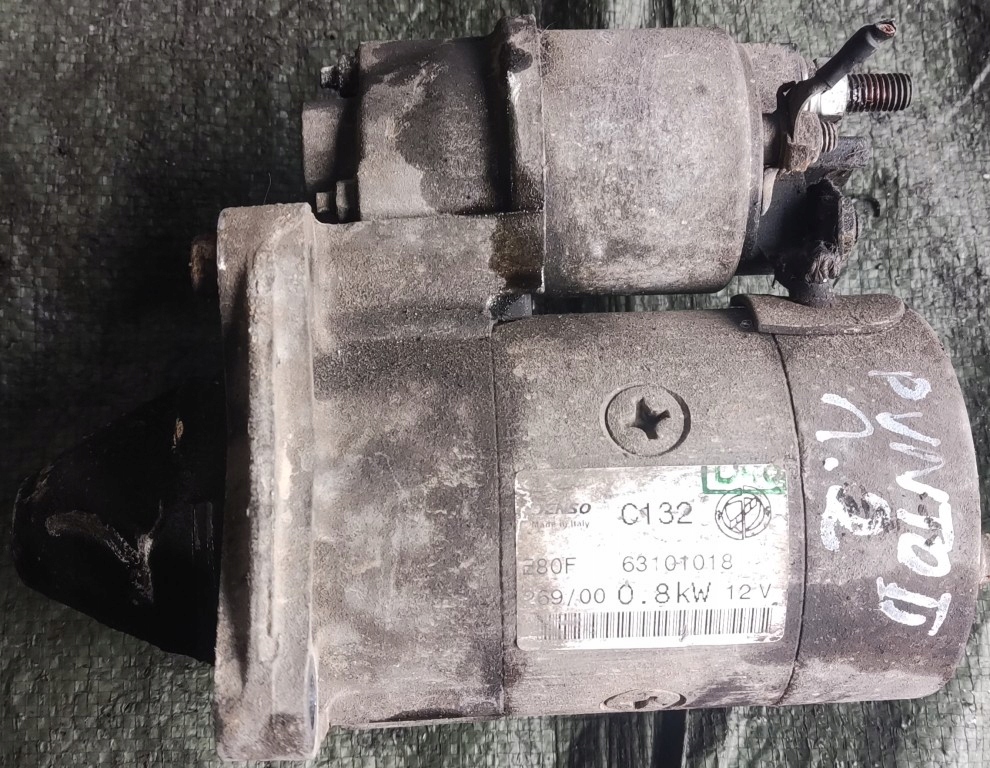 фото №1, Fiat punto ii 1.2 стартер 63101018