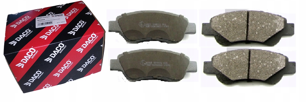 фото №1, Daco 324572 набір гальмівних колодок гальмівних, гальма дискові