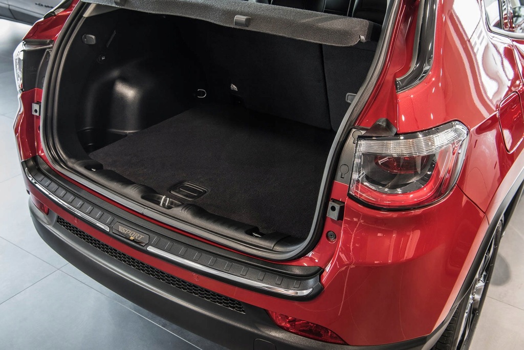 фото №8, Jeep compass ii mp 2017+ захисна молдинг бампера заднього abs