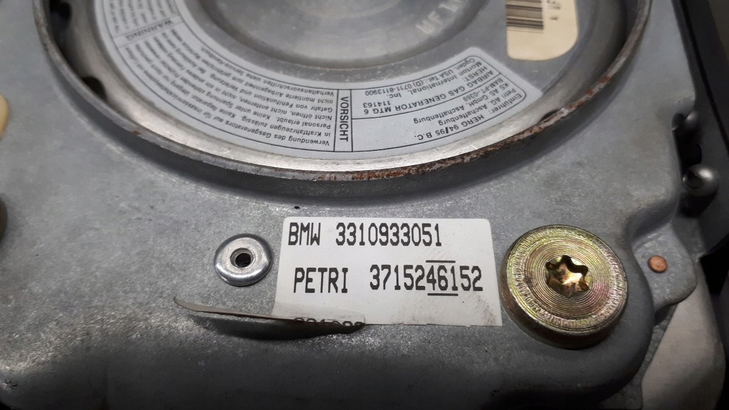 фото №8, 3310933051 подушка безопасности водителя bmw e36