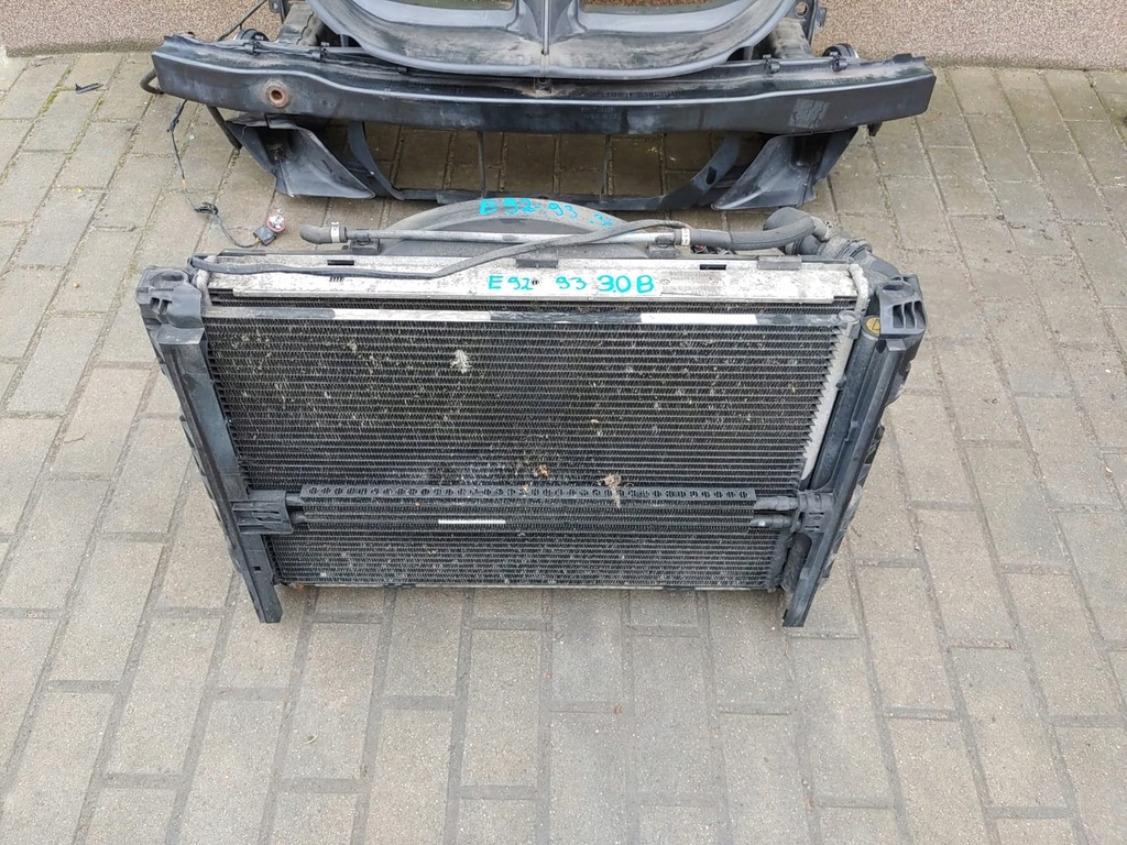 фото №8, Bmw e92 e93 3.0i комплект радиатор вентилятор