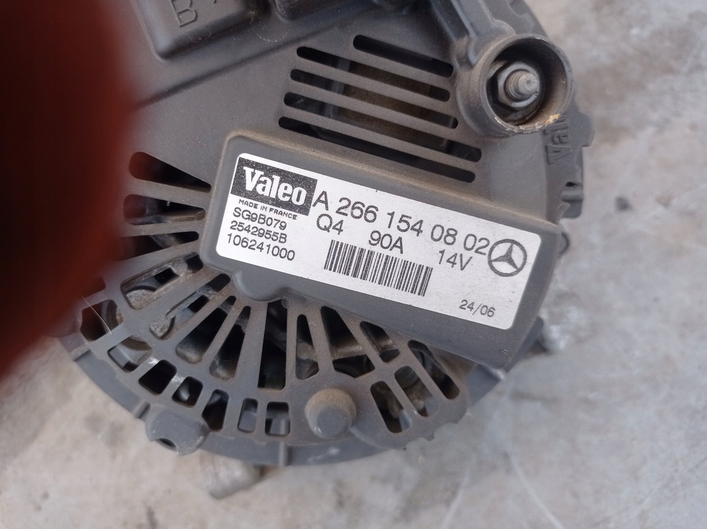 фото №4, Генератор mercedes w169 a2661540802