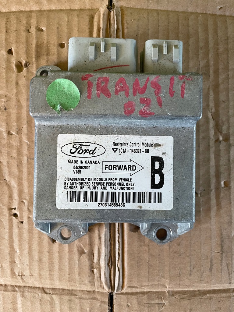 фото №1, Модуль датчик подушка безпеки ford оригінальний номер 1c1a14b321bb