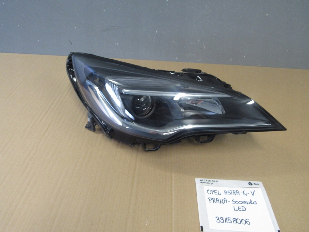 Купить Opel astra k 5 2015-219 фара правый  линза led