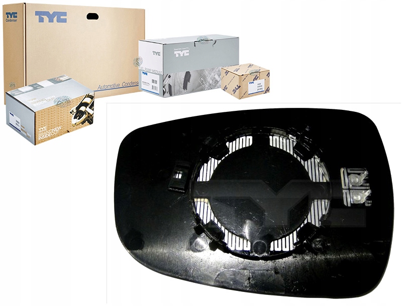 фото №1, Hyundai i-30 ii 2011-on стекло зеркало rh convex heat tyc