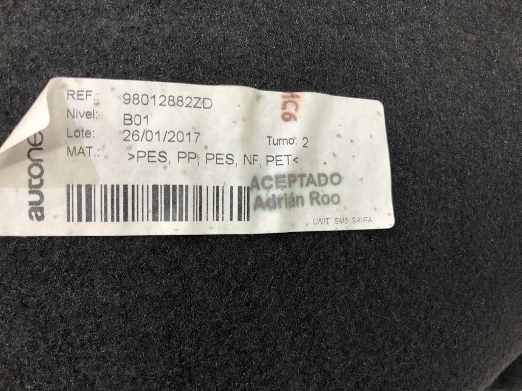 фото №10, Обшивка багажника лівий 98012882zd citroen c4 cactus