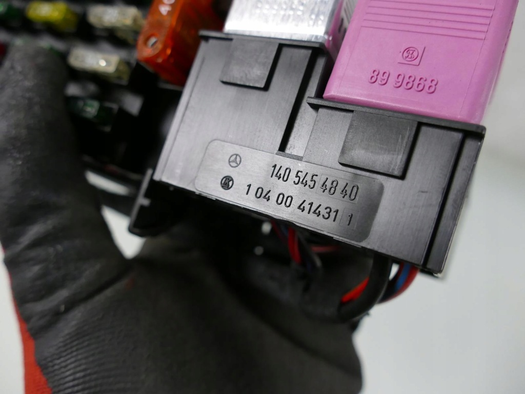 фото №4, Mercedes s w140 lift 3.2 коробка запобіжників модуль запобіжник