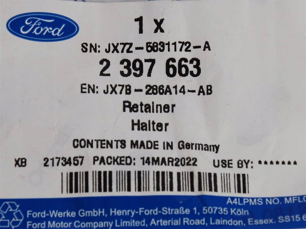 фото №10, Кронштейн накладки порога transit courier -13 - 2397663 _ jx7b-286a14-ab