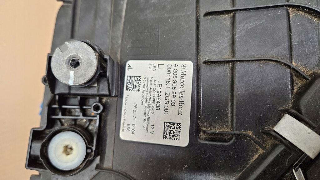 фото №11, Лампа левая перед mercedes c-klasa a206 full led