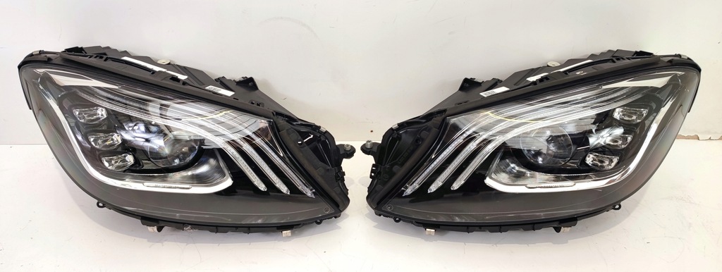фото №1, Mercedes s klasa w222 lift лампы multibeam led полный