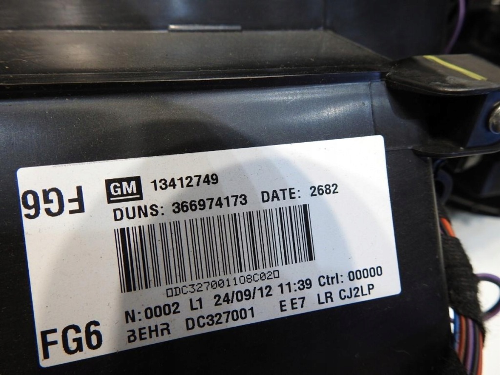 Обігрівач opel astra j рестайлінг  1.7 cdti 13412749 366974173 Зі Шроту