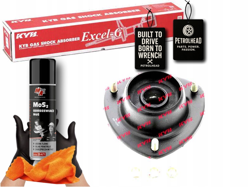 фото №1, Подушка амортизатора перед l/p hyundai santamo sonat #petrolhead pro+ kit1