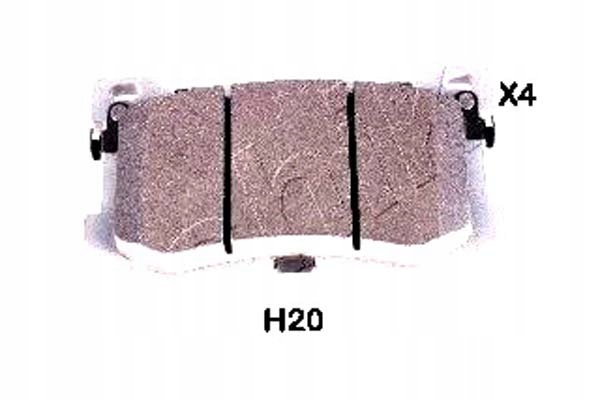 фото №1, Ashika тормозные колодки тормозные hyundai genesis coupe 2.0