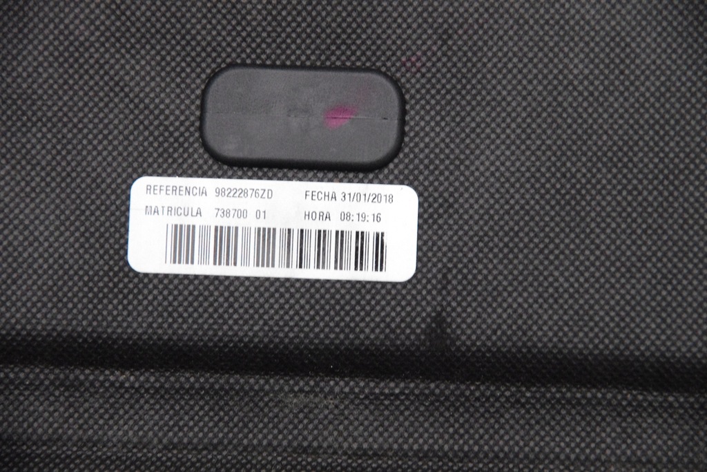 фото №1, Обшивка пол багажника peugeot 5008 ii 7-0s