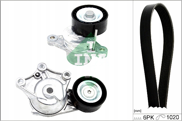 фото №2, Ina 529 0323 10 набір ремінь клиновий багаторучейковий