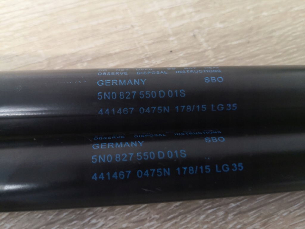 фото №5, Амортизаторы крышки багажника vw tiguan 5n0827550d