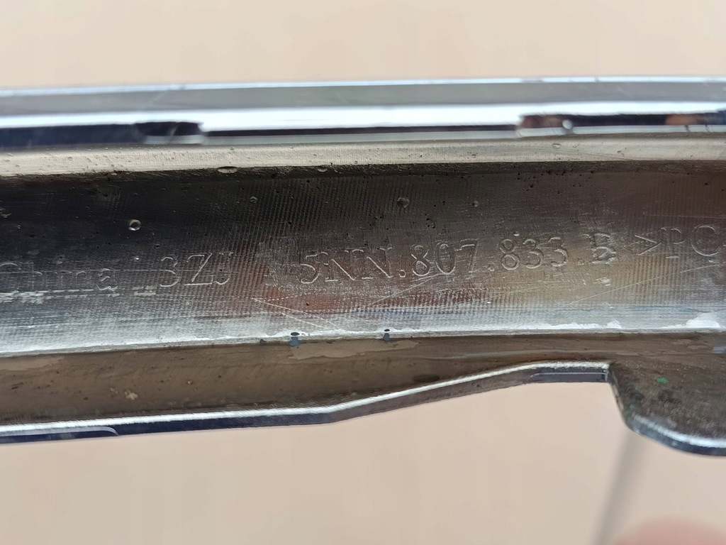 фото №9, Молдинг ліва бампера задня задня хром volkswagen tiguan allspace 5nn807833b