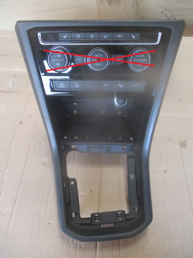 фото №1, Рамка панель кондиционера 5g0907044cj vw passat b8