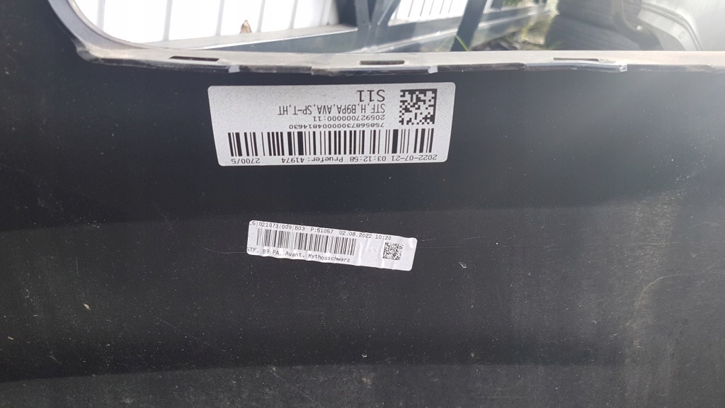 фото №10, Audi a4 s4 8w 8w9 kombi s line lift бампер задняя задний хороший нет клеёный