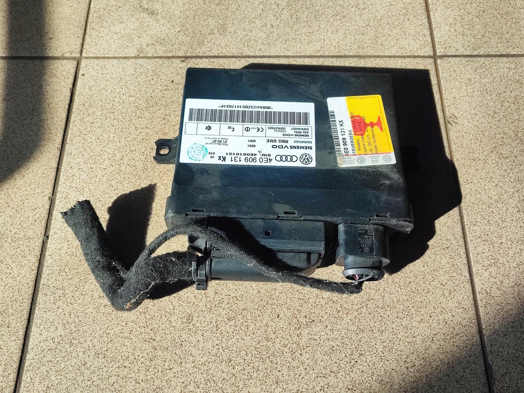 фото №1, Блок управления модуль kessy audi a8 d3