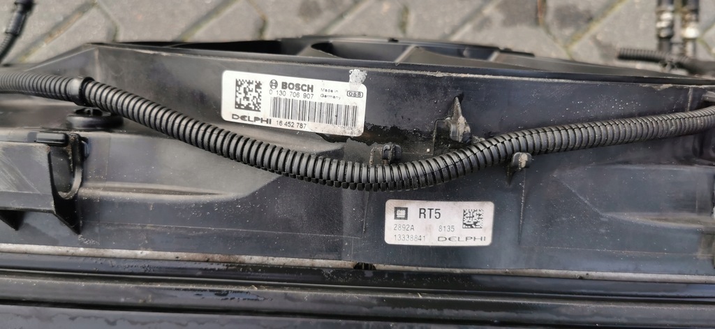 фото №7, Opel zafira c 2.0 cdti комплект радиатор вентилятор