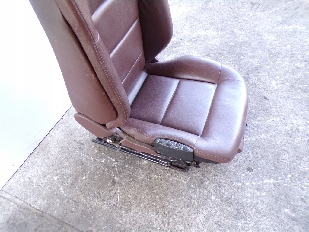 фото №10, Сиденье левый перед водителя mercedes w212 кожаный коричневый