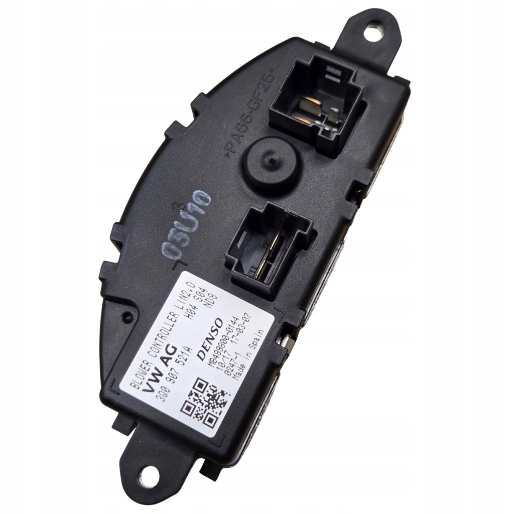 фото №1, Резистор вентилятор vag 3q0907521a