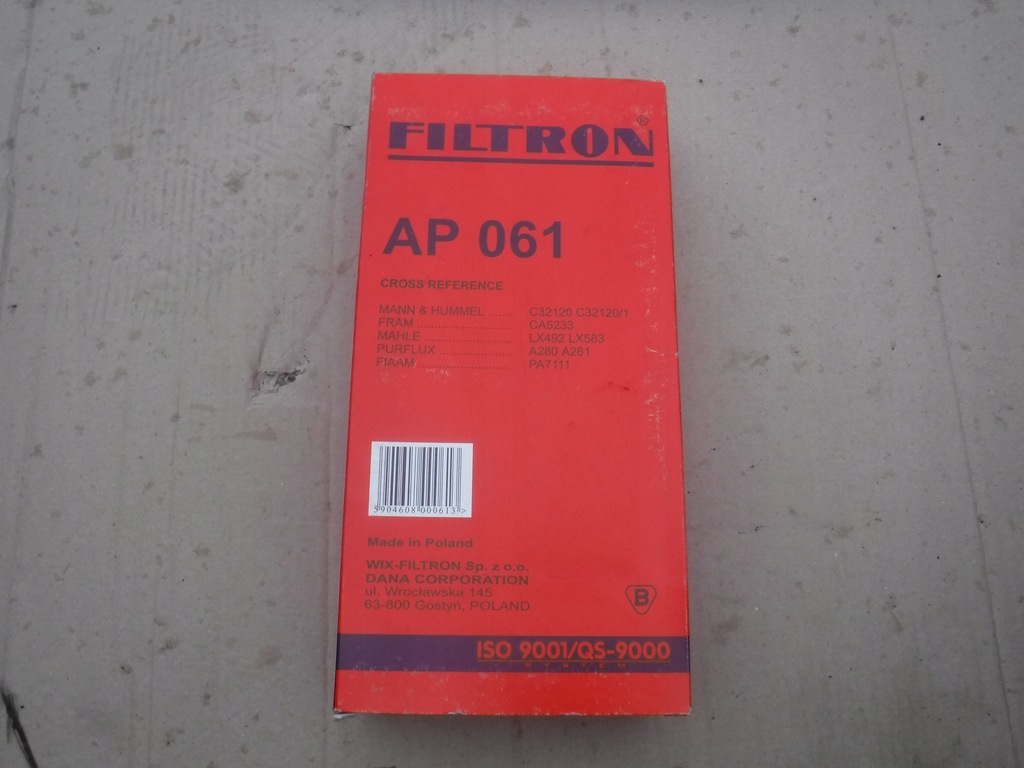 фото №1, Фільтр повітря motocraft ap061