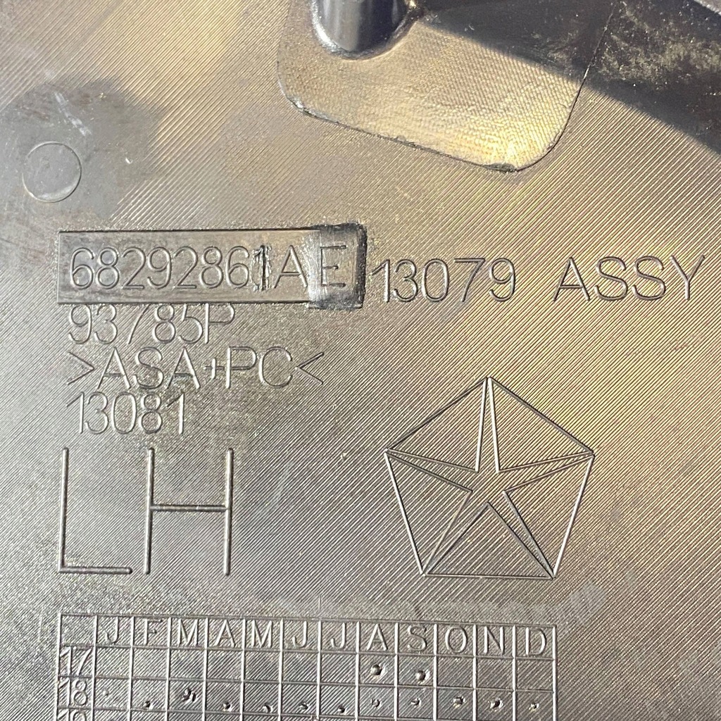 фото №7, Dodge ram 2019 левая сторона решётка впуск воздуха na капот