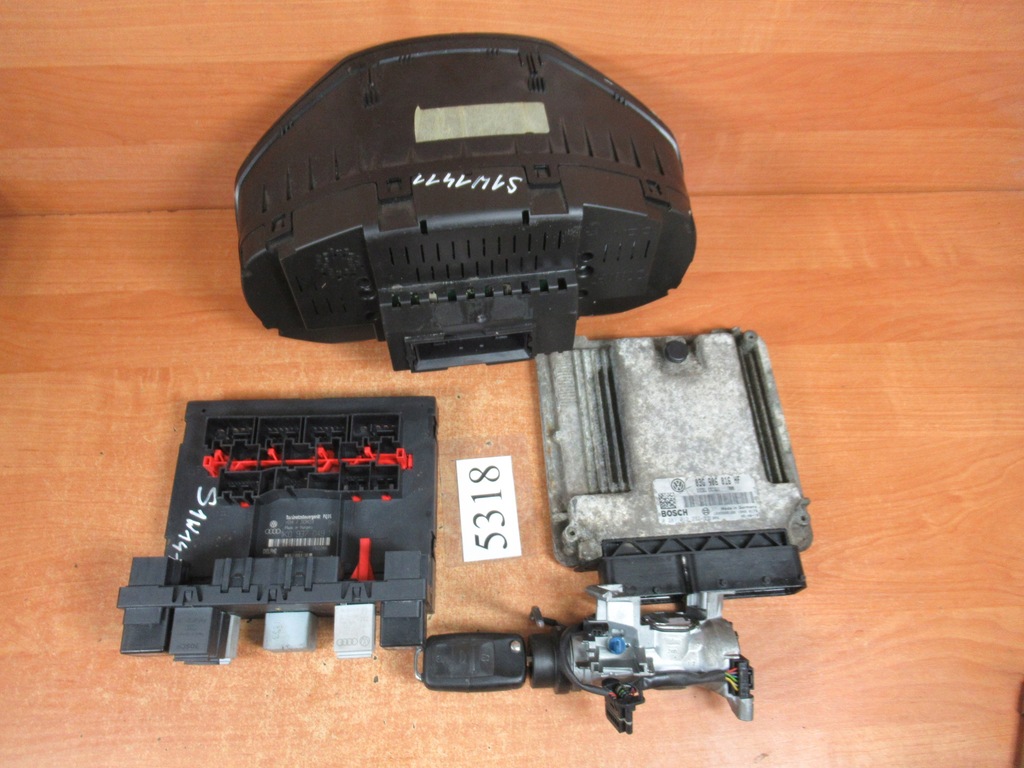 фото №7, Бортовой компьютер набор стартовый skoda octavia ii 2 2,0 tdi 03g906016hf 0281012292