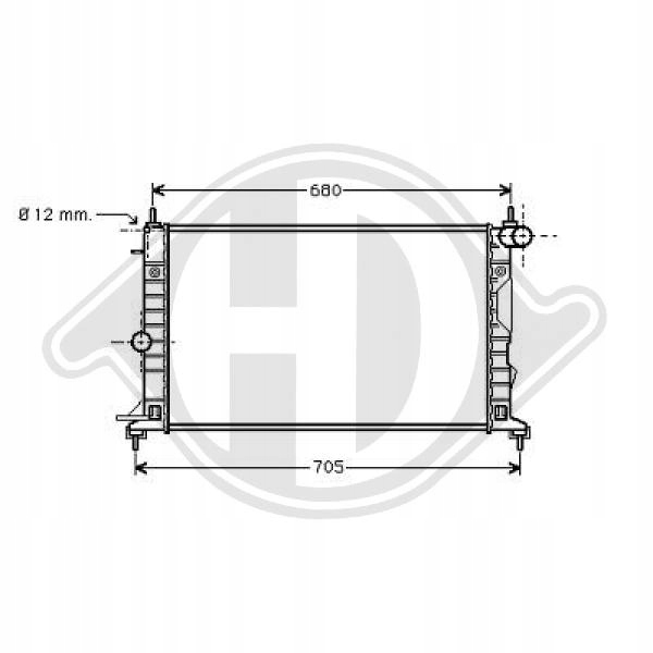 фото №1, Радиатор do opel vectra b 99-02