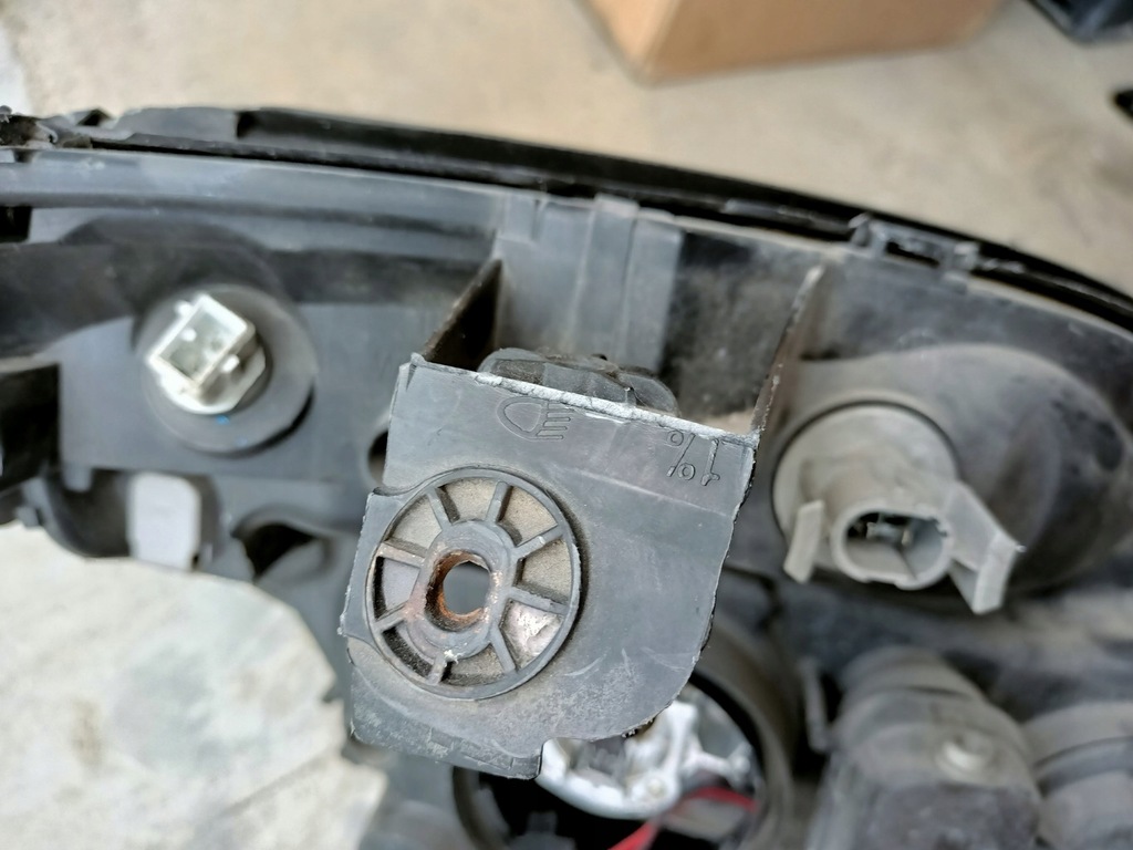 фото №8, Лампа левый перед renault scenic i lift