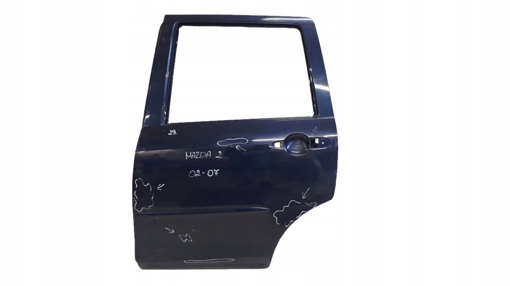 фото №1, Mazda 2 2002-2007 дверь левая задняя