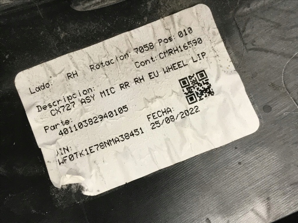 фото №10, Молдинг правая задняя ford mustang lj8b-r286d02-aew