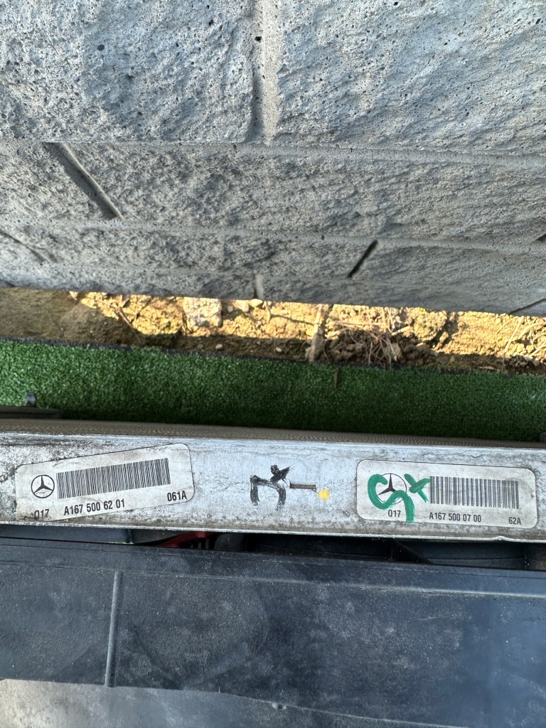 Радиатор вентилятор mercedes gle w167 a1675006201 1679061904 a1675000700 в Украине