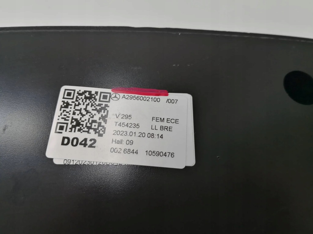 фото №7, Балка усилитель бампера перед mercedes eqs 295 v297