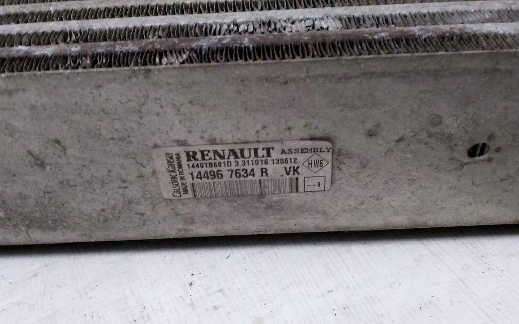 фото №5, Dacia dokker 2017 радіатор повітря наддувний / інтеркулер