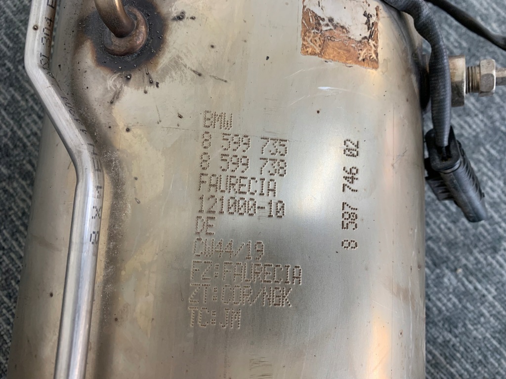 фото №11, Bmw 3 g20 g21 2.0d каталізатор фільтр часток твердих dpf оригінал