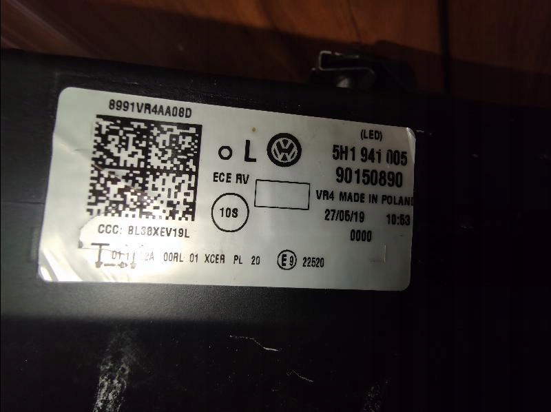 фото №13, Лампа передня перед vw golf viii 8 led 5h1941005