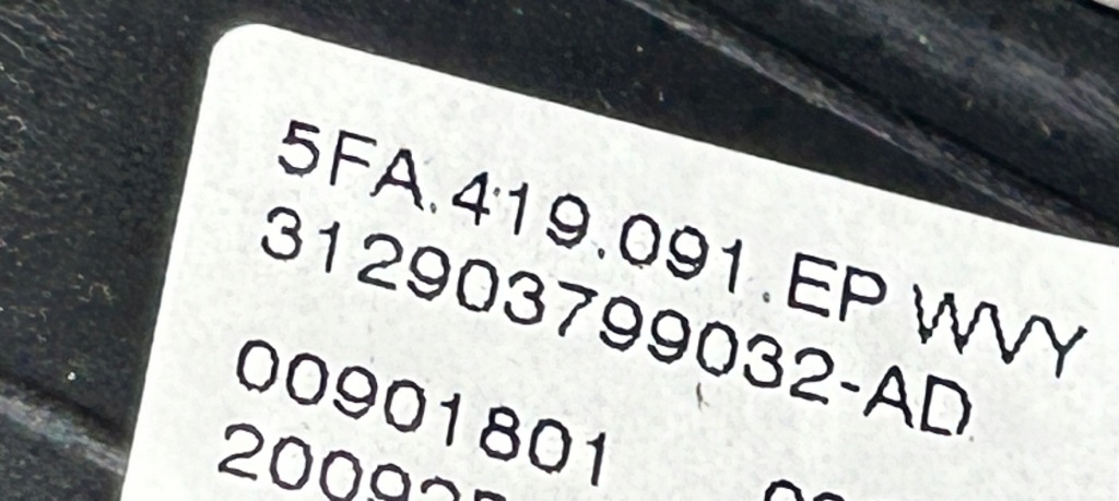 фото №14, Воздуховод многофункциональный кожа лепестки переключения подогрев seat leon iv fr 5fa419091ep