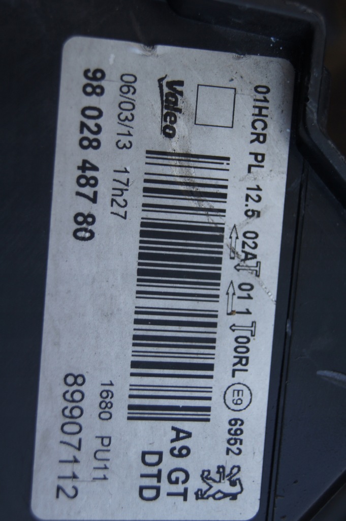 фото №6, Лампа peugeot 208 gt gti h7+h7+led права europa