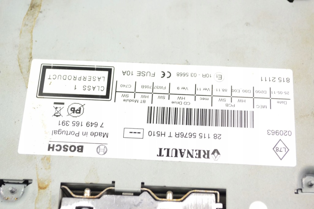 фото №9, Renault laguna iii 3 радіо навігація панель екран набір комплект