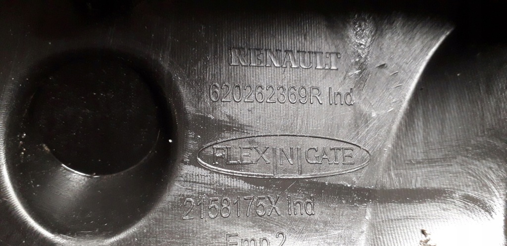 фото №9, Спойлер бампера перед renault kadjar lift 18-22 620262369r