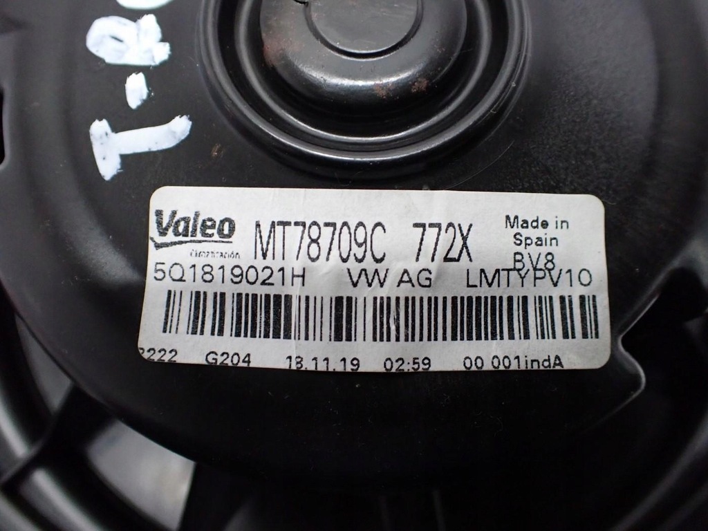 фото №7, Повітродувка вентилятор обігрівача europa 5q1819021h 5q0907521c vw t-roc 20r