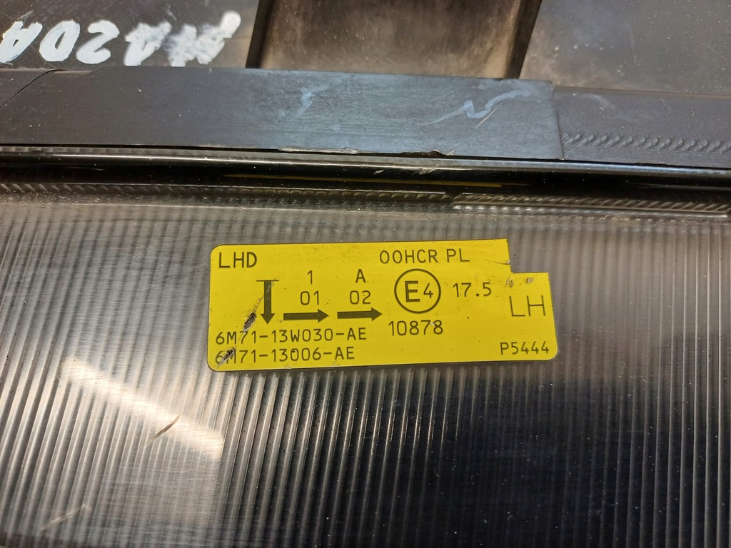 фото №8, Mazda 2 ii dy 02-07 лампа левая перед 6m71-13w030-ae - cała