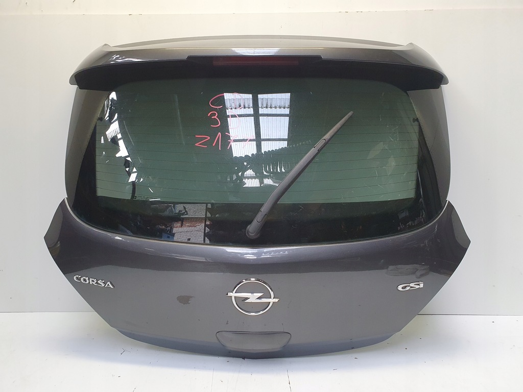 фото №1, Opel corsa d opc 3d кришка багажника багажника спойлер z177
