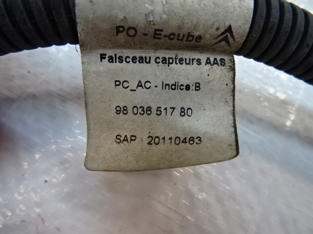 фото №7, Citroen c4 cactus электропроводка парктроник pdc задняя 9803651780