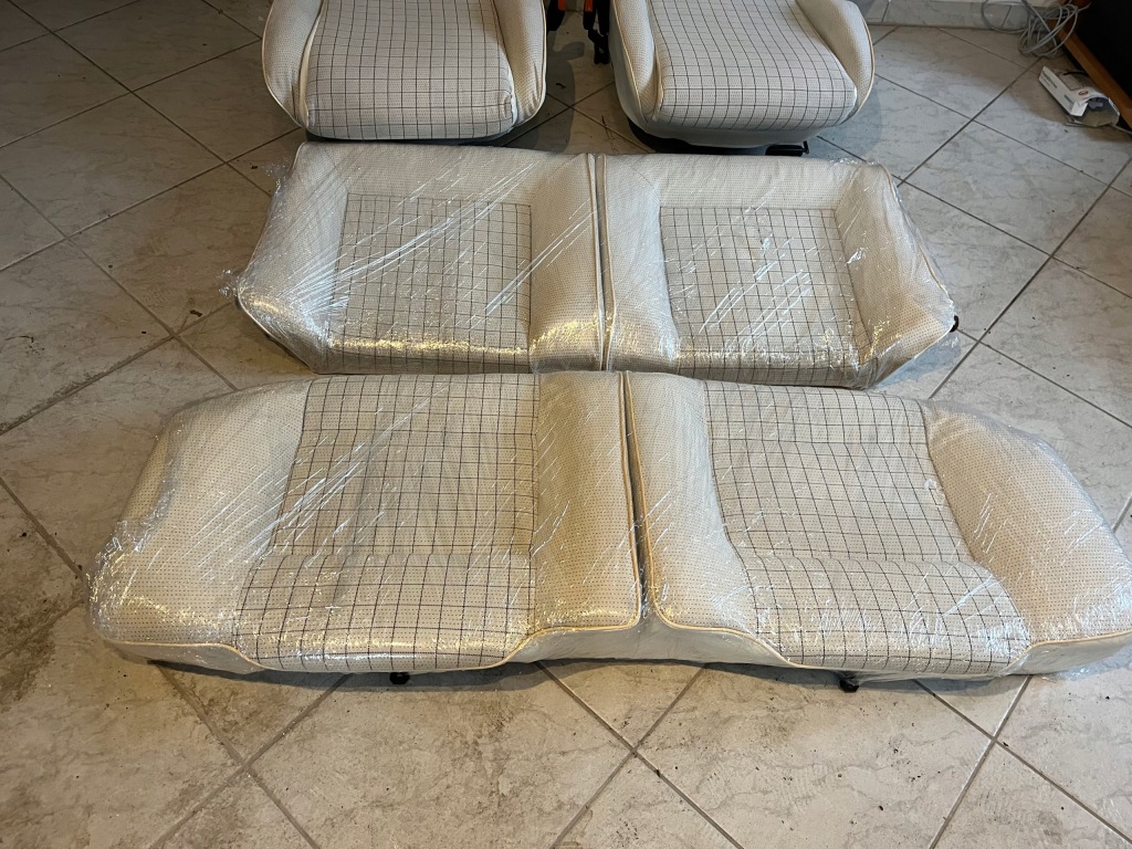 Vw golf 1 mk1 cabrio оригінальний gti karmann сидіння заднє сидіння обшивки 1987 Ціна